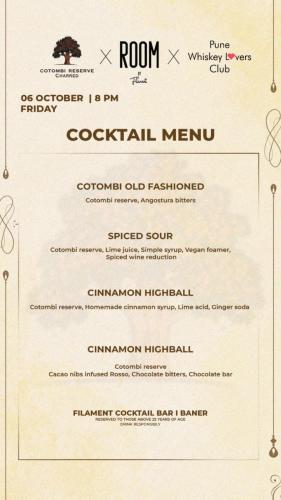 Cocktail Menu